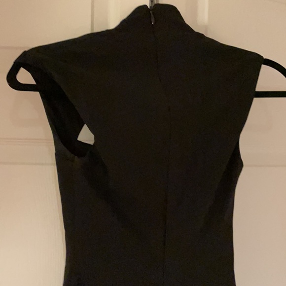 Nookie Manhattan Cutout Chest High Neck Bodycon Midi Dress in Black Small - Picture 5 of 7